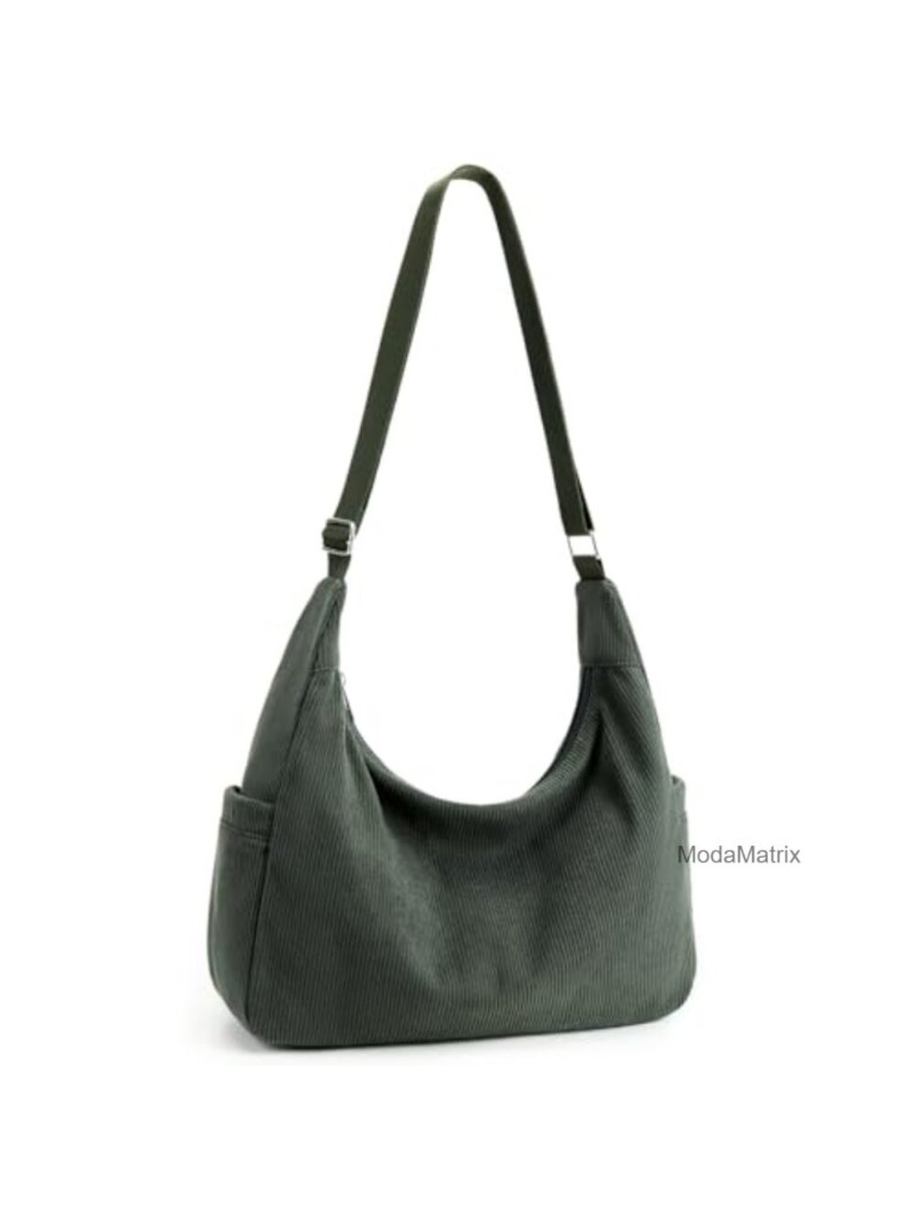 Corduroy Hobo Crossbody Tote Bag with Adjustable Strap Large Capacity